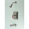 Kingston Brass KB86580CKL Single-Handle Tub and Shower Faucet, Brushed Nickel KB86580CKL - alternate 4